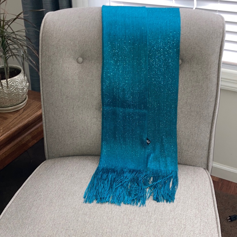 Scarf, Sawl, Cover Up,  🦚 color. Teal